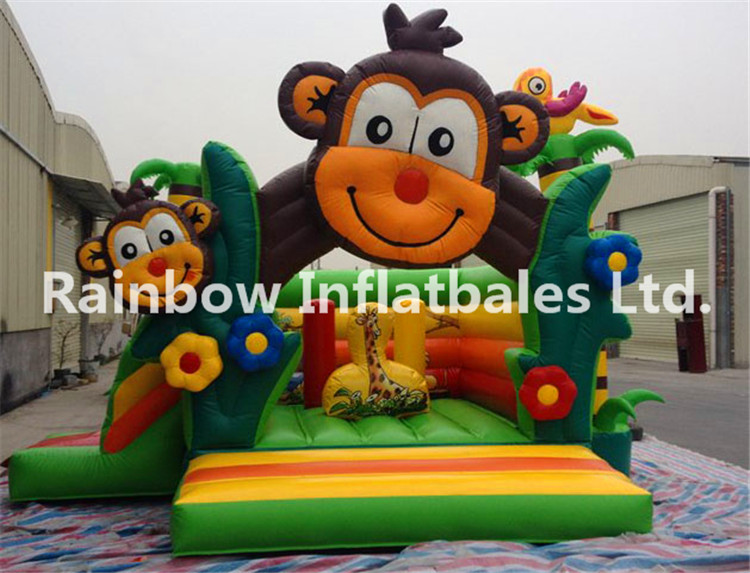 RB01010（4x5m）Inflatable monkey bouncer 