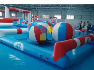 Inflatable Floating island Water park sport games out door hot sale RB32084