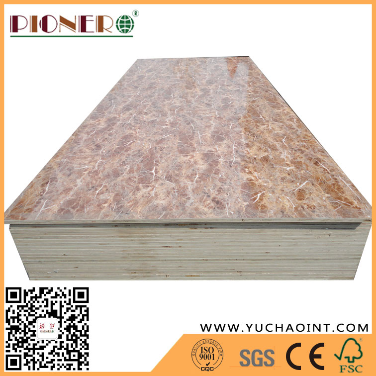 Glossy Polyester Melamine Plywood for Hotel Decoration