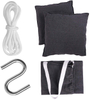 Outdoor Backyard Patio Macrame Hammock With Two Pillows/Carry bag/Hardware