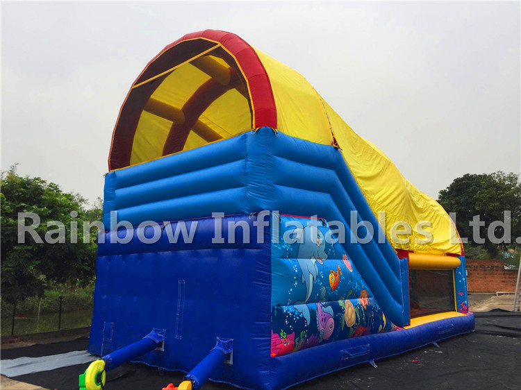 RB6097(9x5.2x6.8m) Inflatable Giant Customized Slide For Kids
