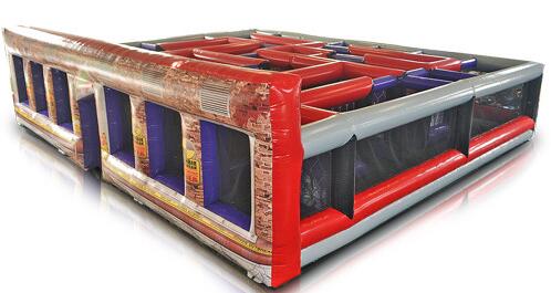 inflatable laser maze