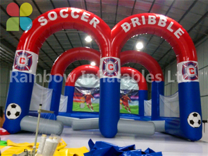 RB9093(8x5.5x3.7m) Inflatable Soccer Dribble Sport Game For Sale