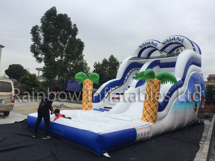 RB6093 (8x4x5m) Inflatable The theme of romance water Slide