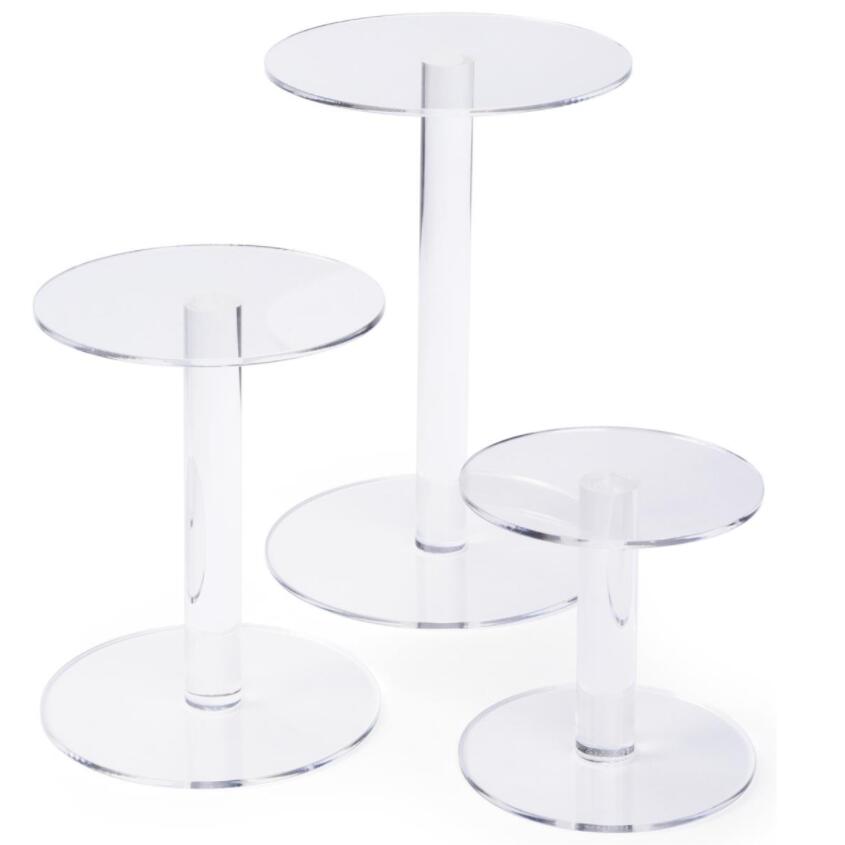 Round Buttom Black Acrylic Jewelry Display Risers Buy Acrylic display