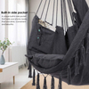  Macrame Hammock Swing Chair With Two Pillows/Carry bag/Hardware