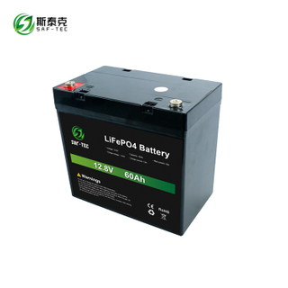 STC12-60M 12.8V 60AH Rechargeable for Electric Car Solar System LiFePO4 Battery