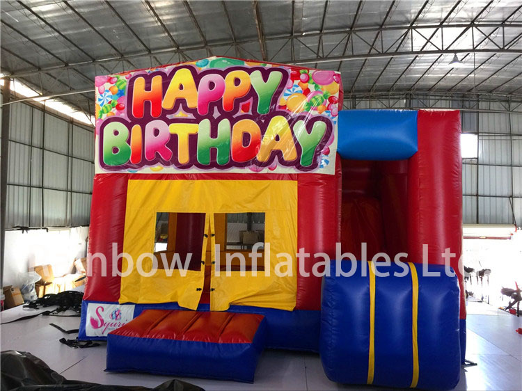 RB3080（ 4.5x4.5m） Inflatables Rainbow Birthday theme combo for child