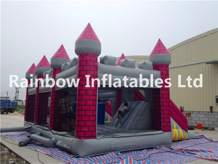 RB4028（6x8x4m）Inflatables Double Slides Funcity