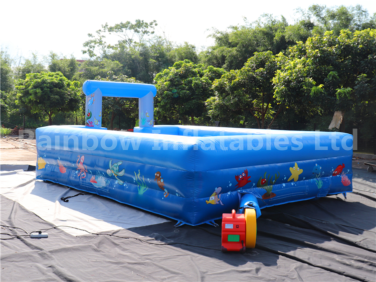 RB9131 （4x5m）Inflatable foam pit Sport Game with form machine