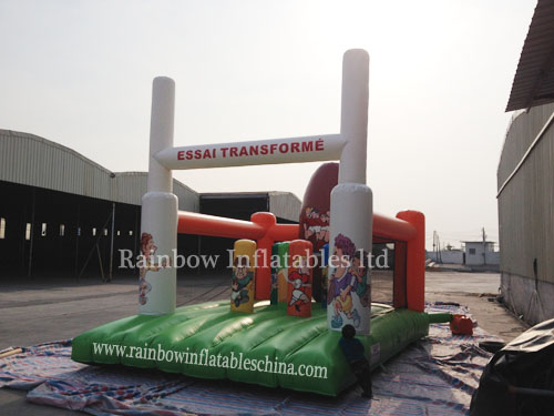 RB5062（14x4m）Inflatable Obstacle Course For Kids/Outdoor Inflatable Playground Toys