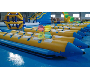Top quality inflatable water sports games Inflatable pontoon Inflatable pencil boat for sale RB32071