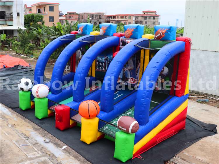 RB9035（ 5.5x3m ）Inflatable Basketball Football Gate Sports Games 