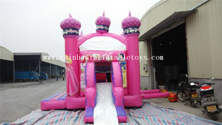 RB2016(6x4x4m) Inflatables Commercial Pink Princess Jumping Bouncer 