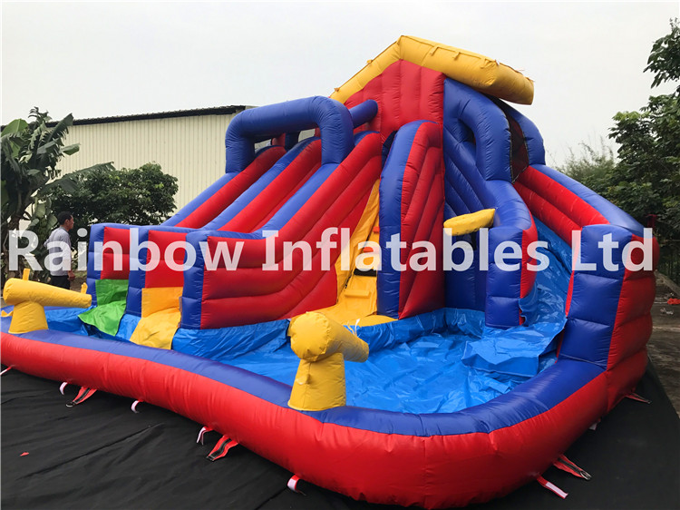 RB6100(6.58x6.4x4.5m) Inflatable Slide For Sale,Popular Slide For Kids