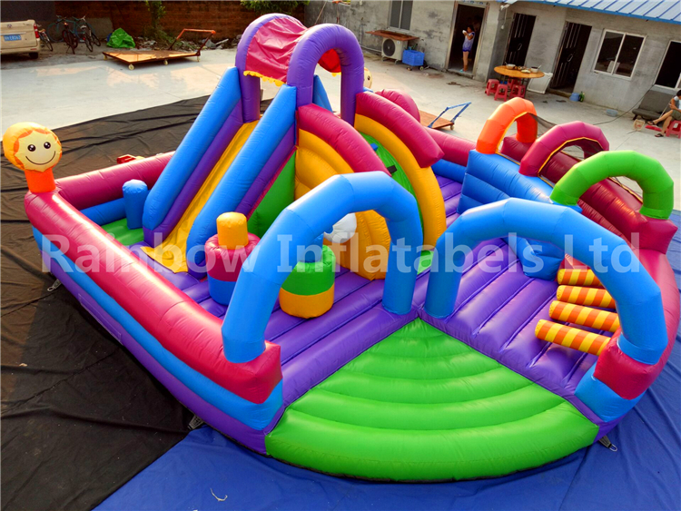 RB4104（7x7x4m）Inflatables Funcity Bouncing and Jumping Inflatable Playground For Sale