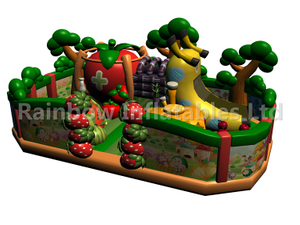 RB04129 （10x7m） Inflatable Fruit house funcity new design for sales