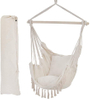 Outdoor Backyard Patio Macrame Hammock With Two Pillows/Carry bag/Hardware
