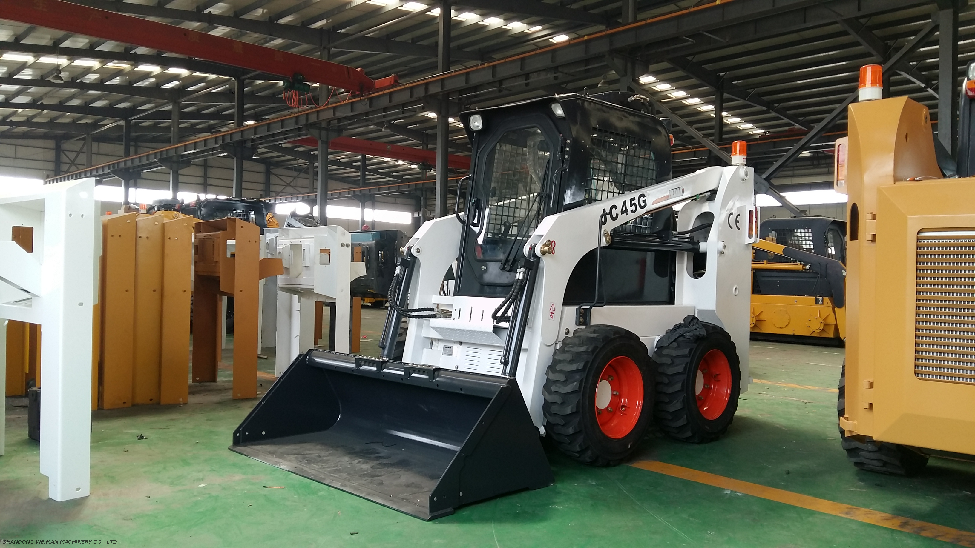 WEIMAN JC45G SKID STEER LOADER WITH CLOSED CABIN 
