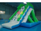 Inflatable sport water game with slide , Inflatable Water Slide game , Inflatable Water Park equipment RB32064