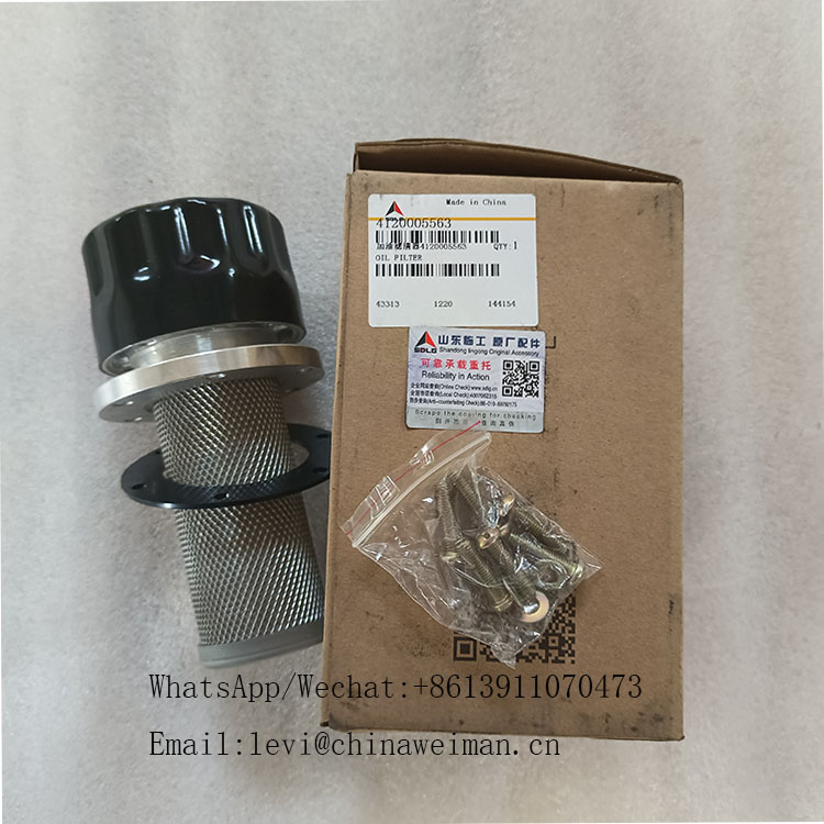 SDLG G9190 G9138 Motor Grader Spare Parts Oil Filter 4120005563