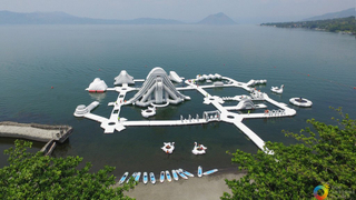 2017 Hot Sell Inflatable Floating Water Park for 60 Persons