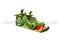 RB03103（10x4x4.5m）Inflatable Green crocodile combo for Kids