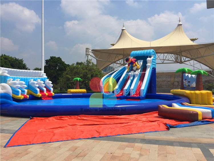 RB32018（dia 21m） Inflatable Commercial Giant Floating Water Park hot sale 