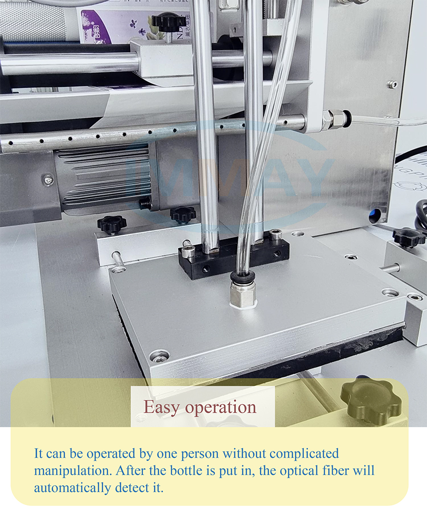 label applicator machine for flat surfaces 반자동 플랫 병 라벨러 D4