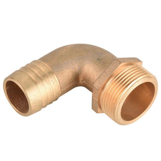 Proveedor de China OEM Codo de 90 grados de bronce de alta calidad