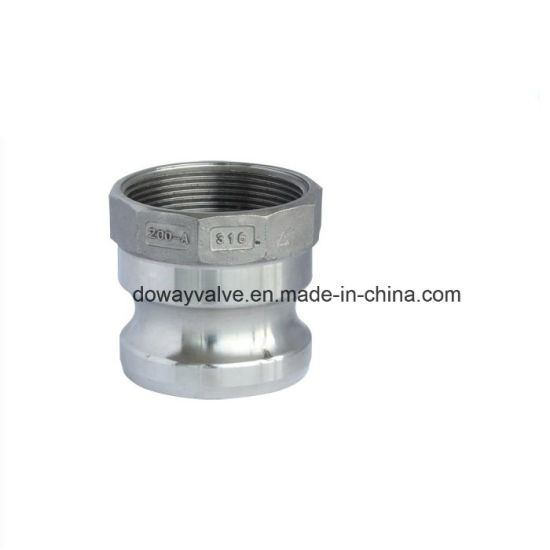 Acoplador de ajuste Camlock de acero inoxidable tipo B