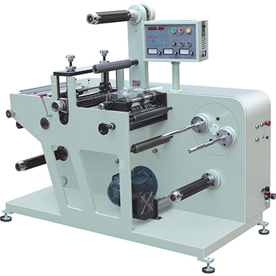 rotaty label die cutting machine with slitting