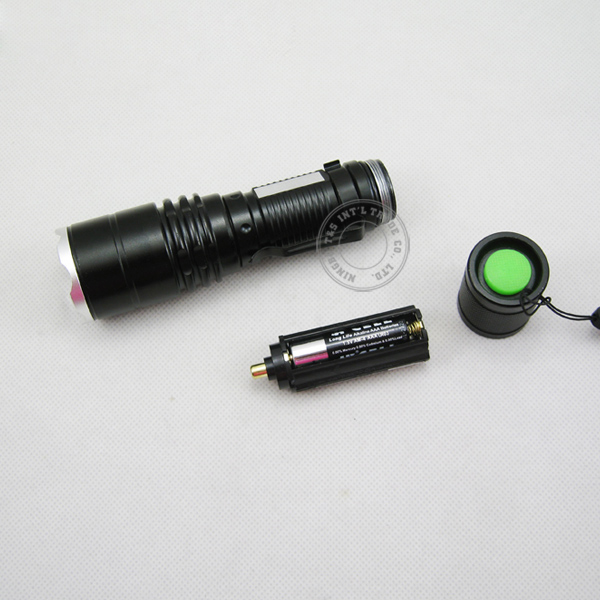 Ultra Power T6 LED Aluminum Adjustable Flashlight with Pocket Clip
