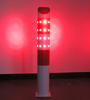 TOPSAFE Red white Led Road Safety Products Warning Flashing pole lamp