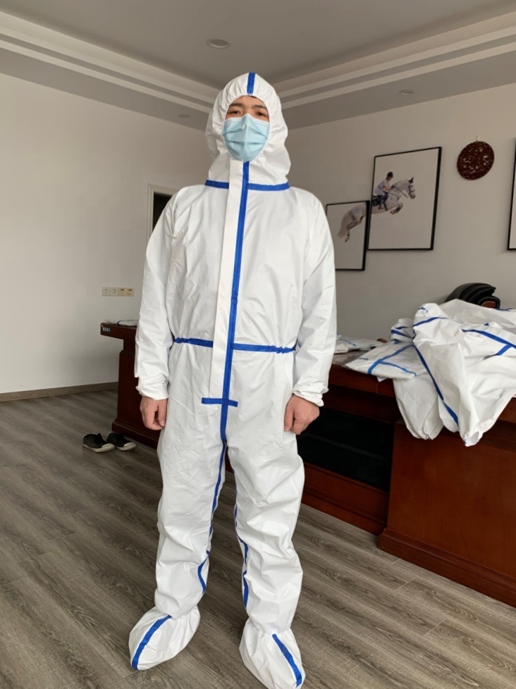 Disposable Virus Protective Clothing, Disposable Isolation Suit 