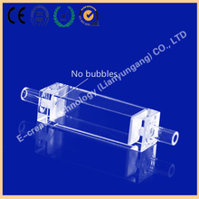 10mm improved quartz flow cuvette with glass tube