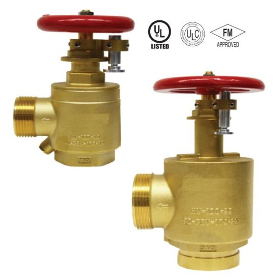 Valve de restriction de pression de protection incendie en laiton de haute qualité approuvée par FM