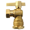 Vanne à bille de compteur d'eau de type angle avec écrou femelle / libre