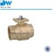 Válvula de bola de latón con placa de montaje ISO5211
