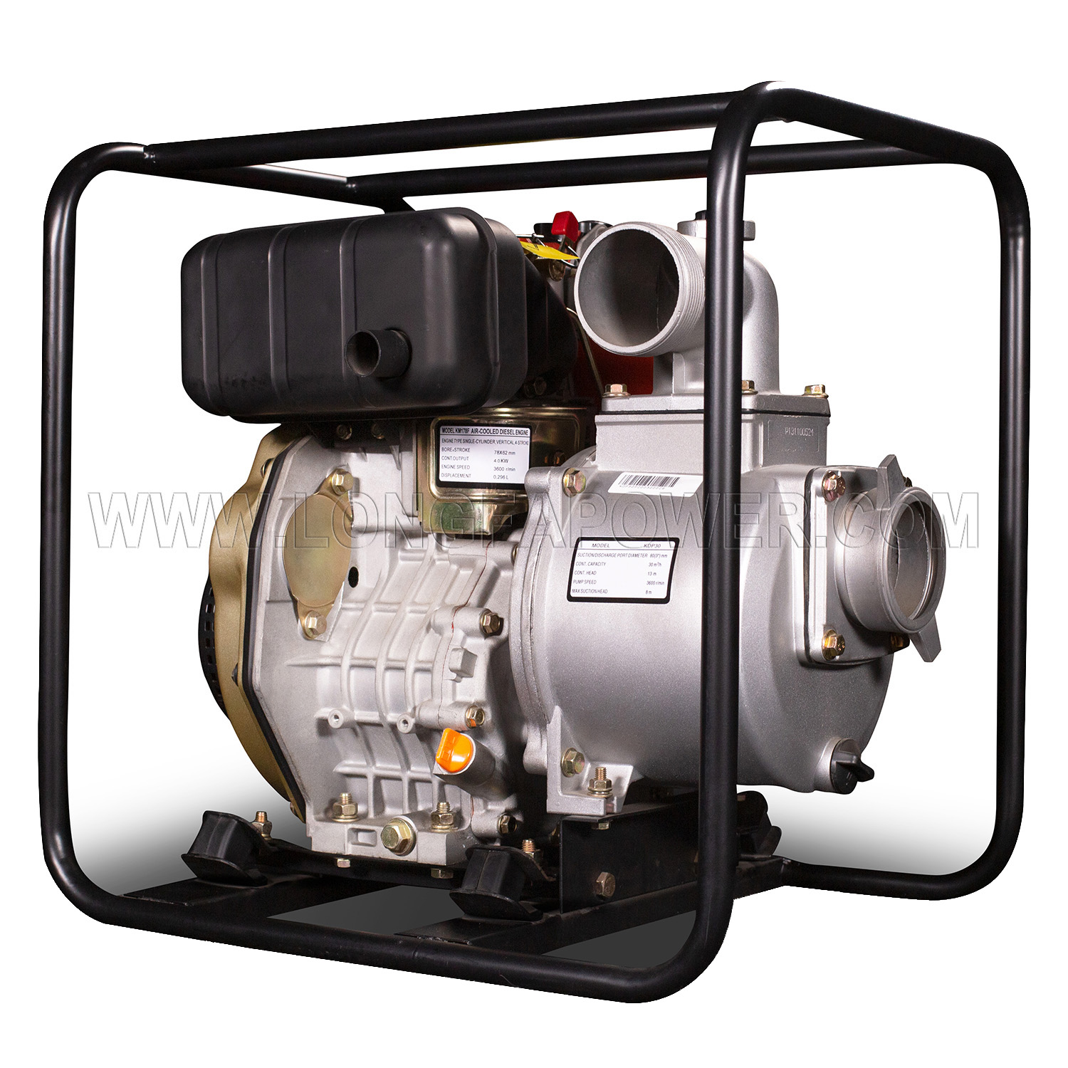 2inch 3inch 4inch 6inch KamaKipor 9HP 10HP 12HP 15HP Diesel Engine Water Pump 