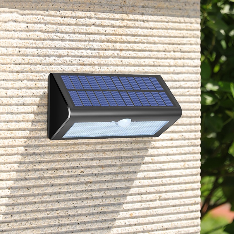 Waterproof Solar Powered LED Solar Garden Lamp Motion Sensor 38 LED Wall Decoration Light