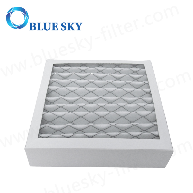 Filtro de aire de horno plisado de cartón MERV 6 personalizado de 7,8x7,8x1,8 pulgadas