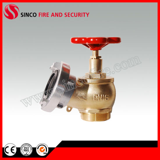 F2.5" NPT Inlet and Outlet Fire Hose Angle Valve