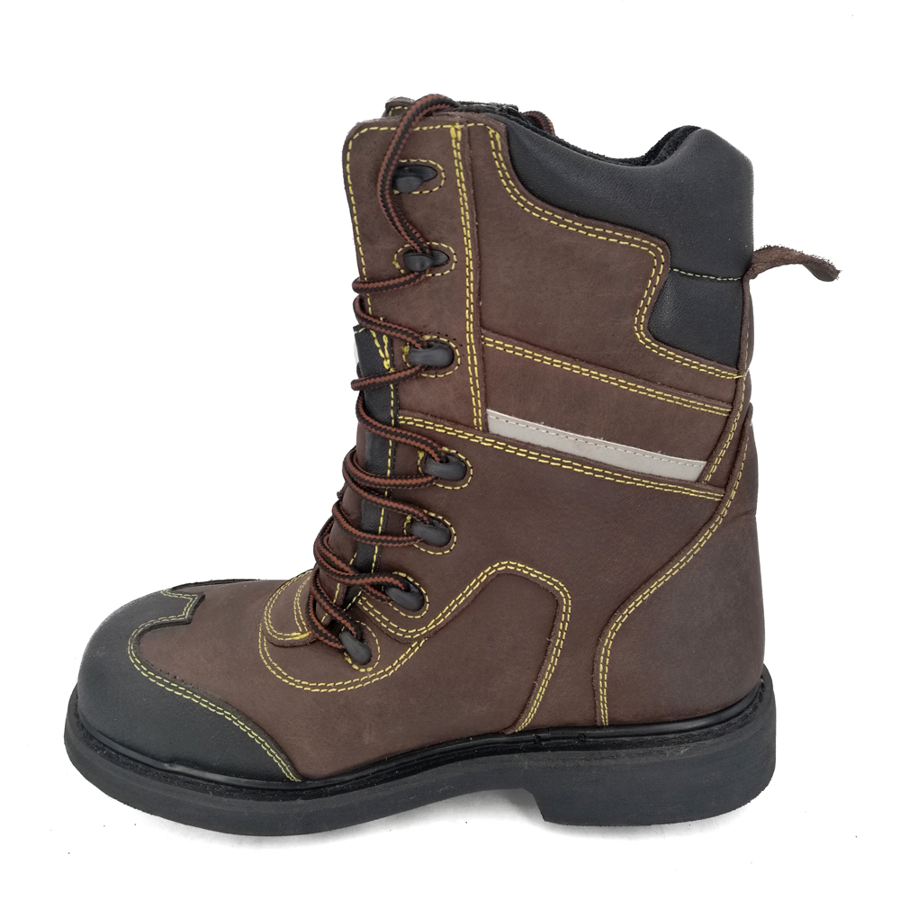forest boots with steel toecap and stainless spikes Protection Labor Shoes-Best Sell Shoes Botas de Seguridad