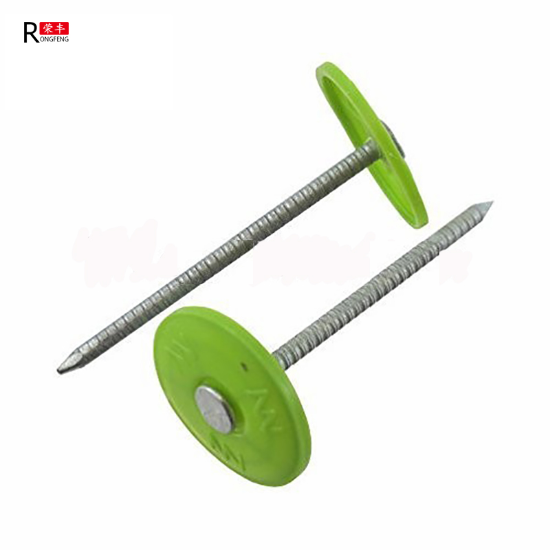 All-season performance plastic cap nails for fastening wall