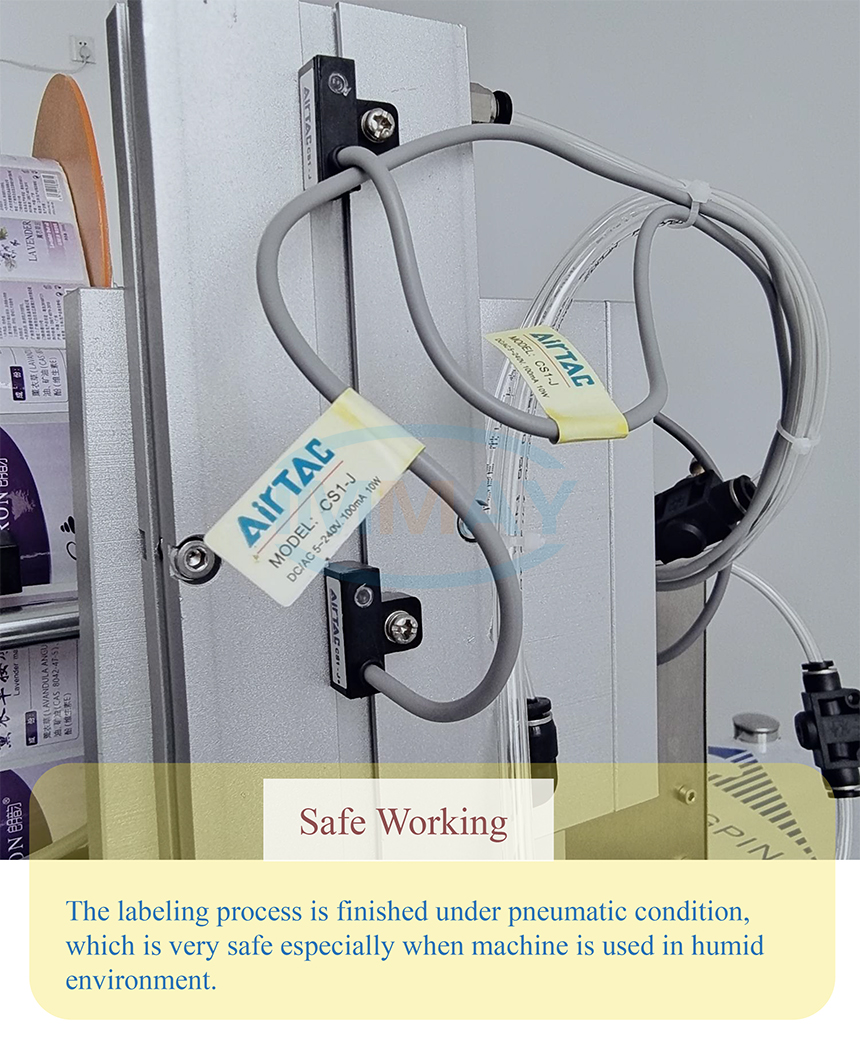 flat surface label applicator 반자동 플랫 병 라벨러 D2