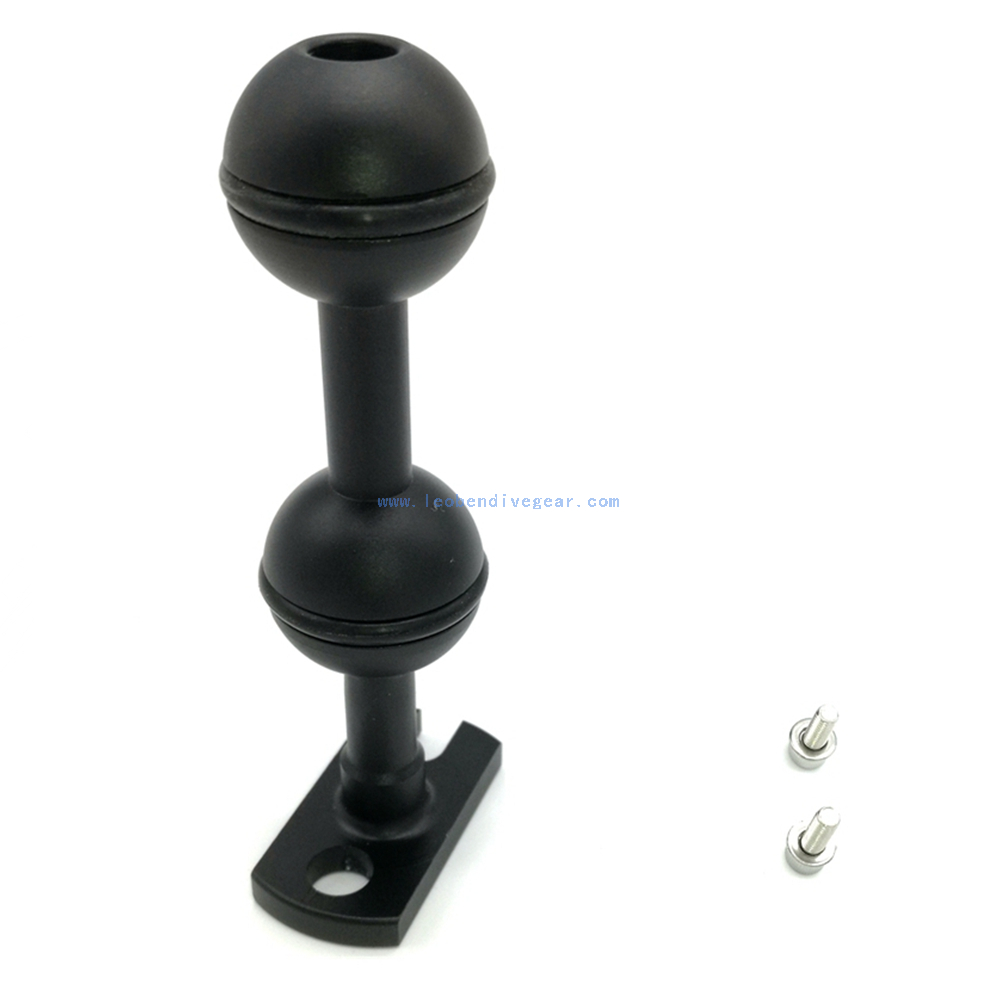 Underwater Two 1 inch (25mm) Camera Handle Grip Ball adapter Base 