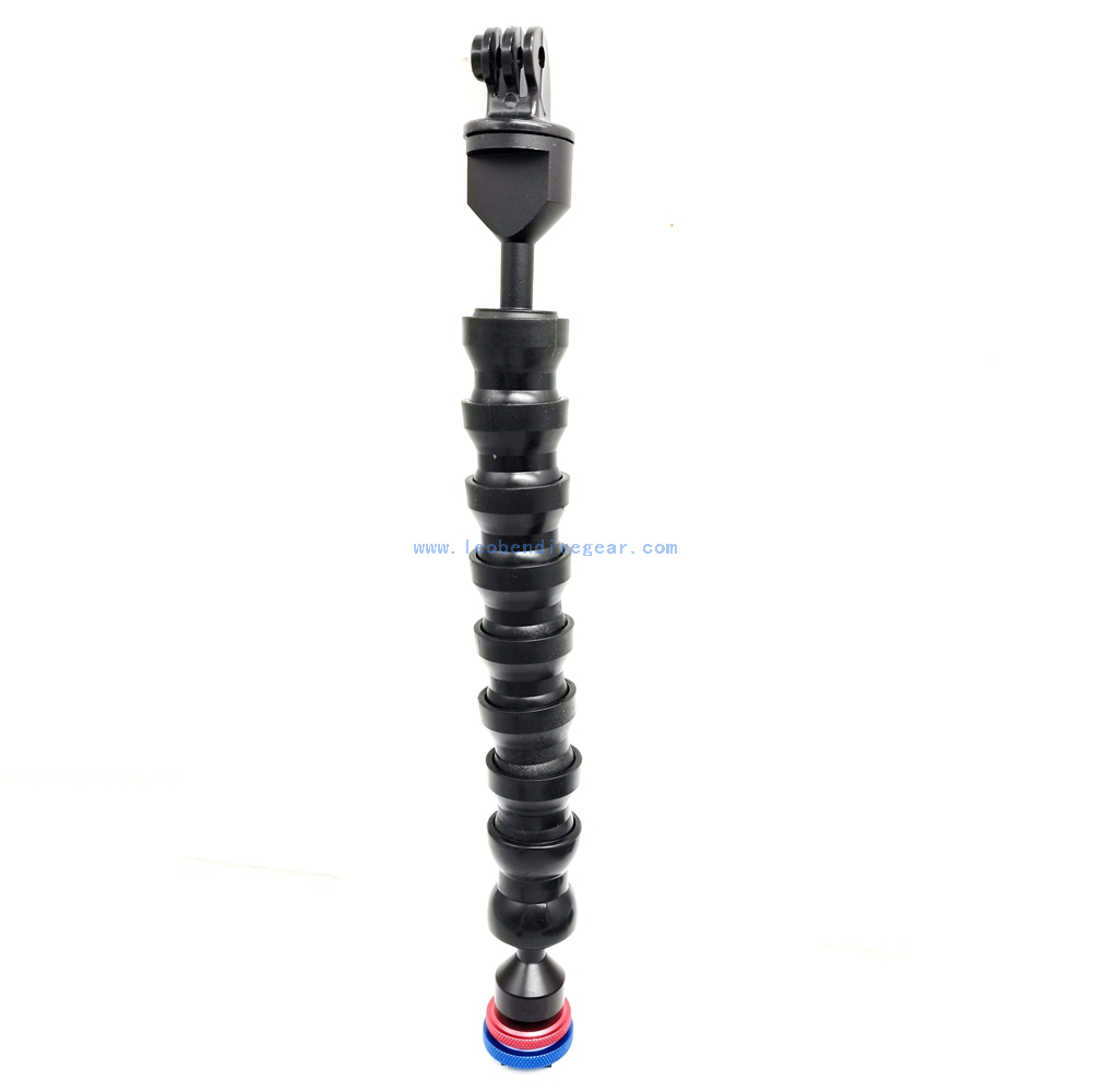 3/4 Inch Underwater Scuba Diving Hotshoe Base Adapter with Gopro Tripod Mount Flex Arm