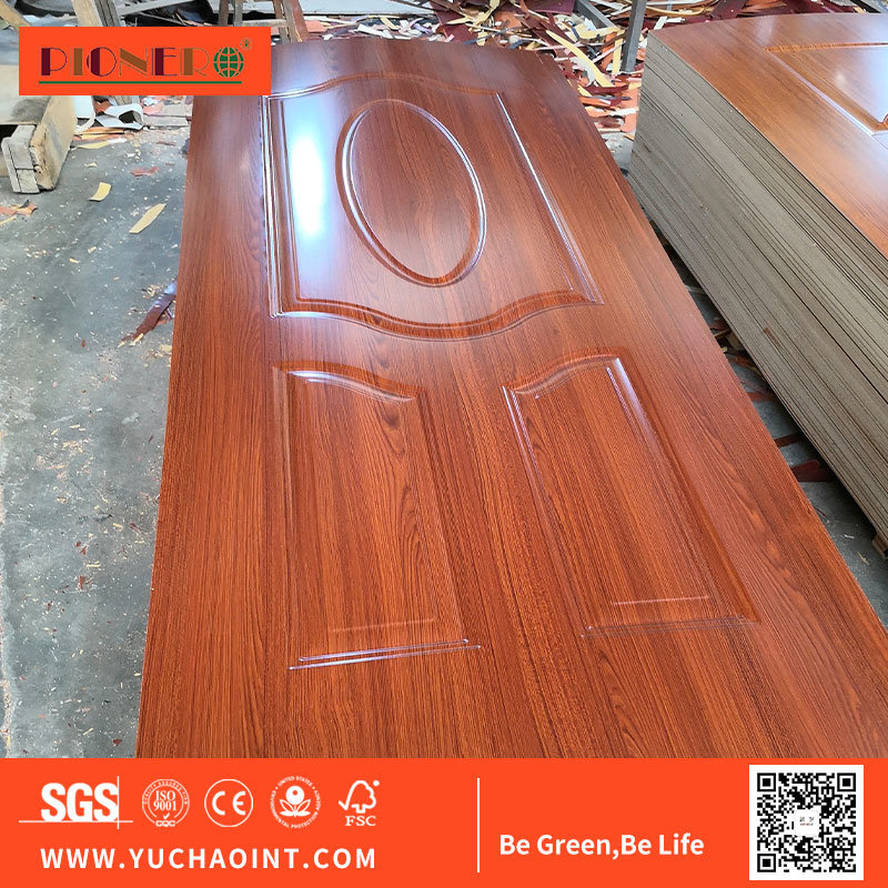 Interior HDF MDF Laminated Veneer Door Skin Supplier
