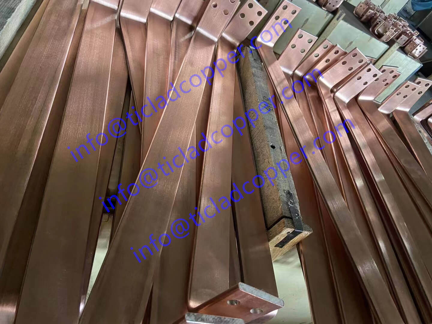 copper aluminum clad busbar